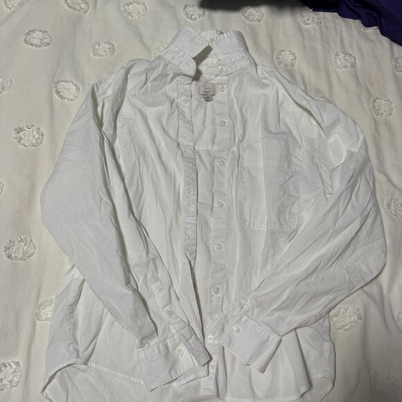 A New Day - White Button Down - XS - Picture 1 of 4